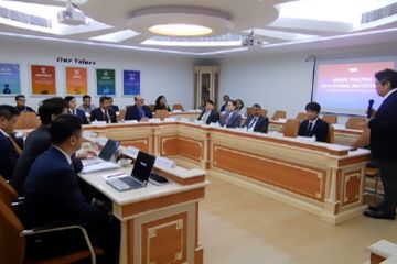 大学関係者との懇親会